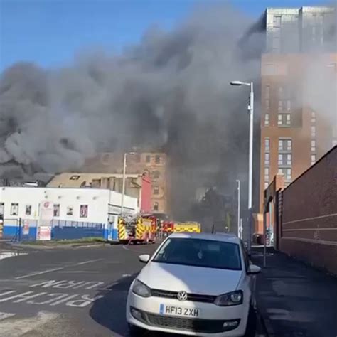 Huge Fire In Glasgow City Centre As Emergency Crews Rush To Tackle