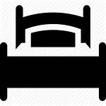 Bed Icon Bedroom Single Furniture Motel Icons