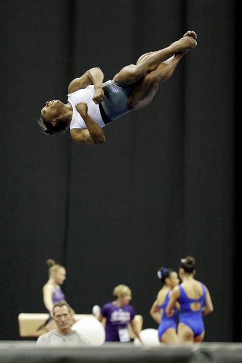 The us gymnastics superstar simone biles returned to competition with a bang, completing a historic vault to launch her final run to the tokyo olympics. Simone Biles Aims to Vault Farther Ahead of the Pack