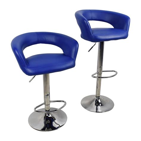 Get cozy in your living room space with an arm chair or chaise lounge chair. 79% OFF - AllModern All Modern Blue Leather Adjustable ...