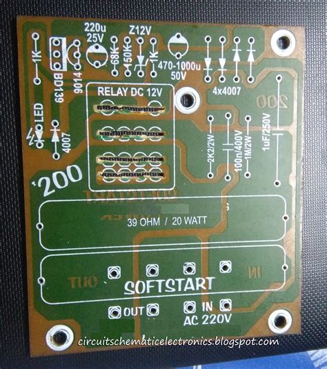 Auto Soft Start for Electronic Device - Electronic Circuit