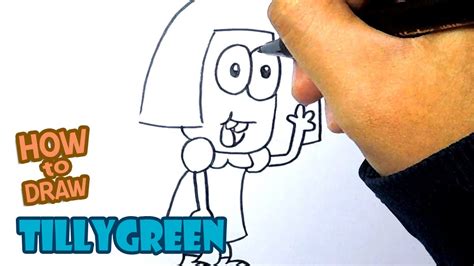 How To Draw Tilly Green Drawing Big City Greens Drawing Cartoon