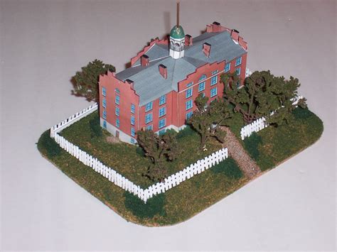 Gamer Architect Paper Building 15mm Acw Gettysburg Lutheran Seminary