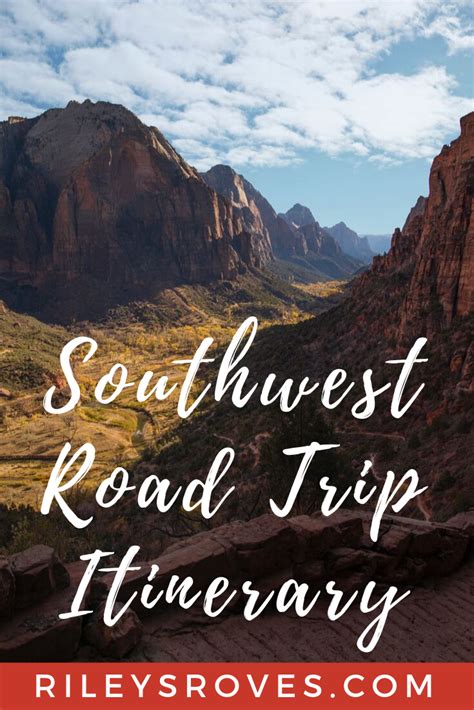 American Southwest Road Trip Itinerary Southwest Road Trip Southwest