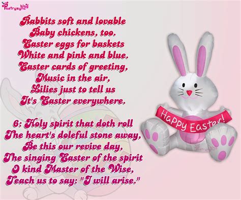 Happy Easter Day Joy Poem Easter Everywhere Lovely Bunny Wallpaper