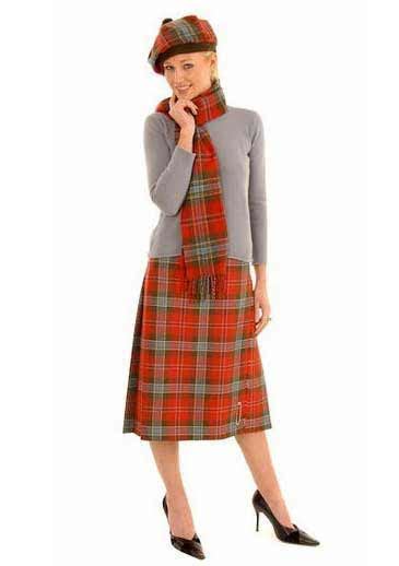 Kilted Tartan Skirt Scots Connection