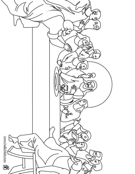 Catholic Last Supper Coloring Pages Coloring Pages