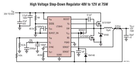 48v To 12v Converter Circuit Diagram