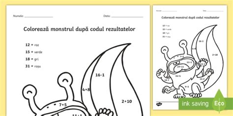 Fise De Lucru Clasa Pregatitoare Matematica Adunari Si Scaderi 0 31 4