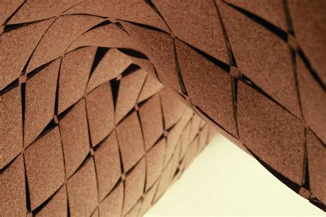 cork architecture laser cut cork surfaces architect magazine interiors acoustics