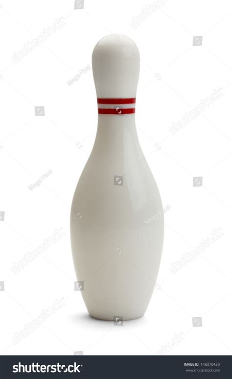 Single Bowling Pin Isolated On White Stock Photo Edit Now 148370429