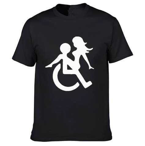 Design Basic Top New Wheelchair Sex Funny Novelty T Shirt Men Fashion Cotton Tees Fashion Tees T