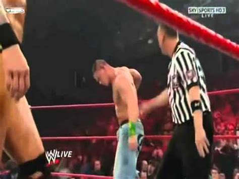 John Cena Gets A Boner Looking At Randy Orton YouTube