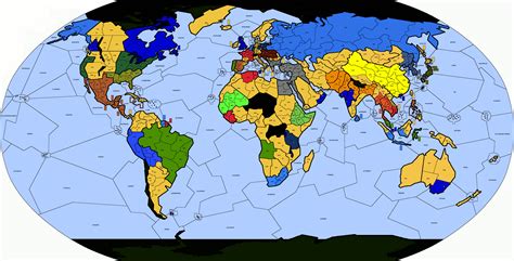 Alternate History Play Diplomacy Map
