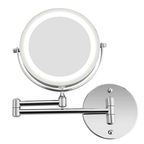 magnifying makeup mirror wall mount the beauty life