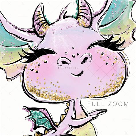 Dragons Clipart Activities Clipart Unicorn Dragons Etsy