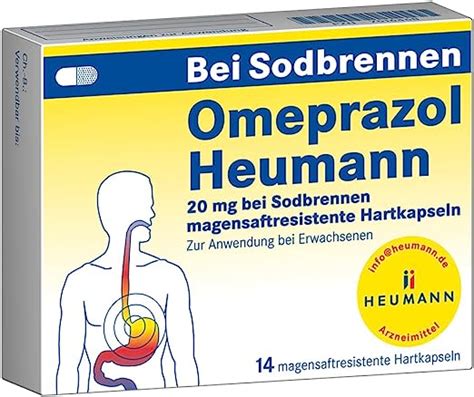 Omeprazol Heumann Akut Gegen Sodbrennen Und Saures Aufstoßen
