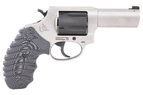 Taurus Defender 605 357 Mag Stainless Revolver With Blackgray Vz Grips