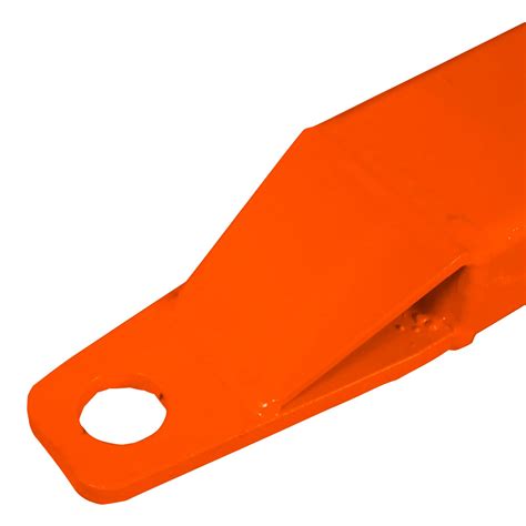Load Quip Steel Bucket Forks — 1600 Lb Capacity Orange Model