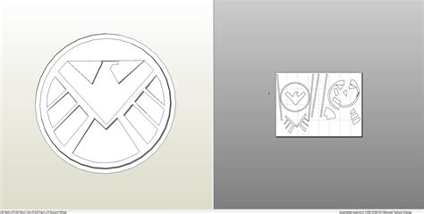 The vibranium shield, also known famously as captain america's shield, was a shield that was created by the famous howard stark. Papercraft .pdo file template for The Avengers - Shield ...
