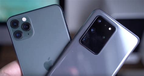 The iphone 11 pro and pro max are the clear winners here. Camera Comparison: iPhone 11 Pro Max vs. Samsung Galaxy ...