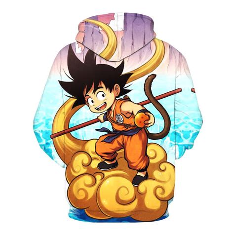 Since i was a child i loved dragon ball, so i decided to do a little tribute to the series with this bust. Kid Goku On Flying Nimbus Dragon Ball Z Hoodie - JAKKOU††HEBXX