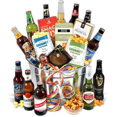 Gifts for men around $200. Around The World Beer Bucket - 12 Beers | Alcohol gift ...