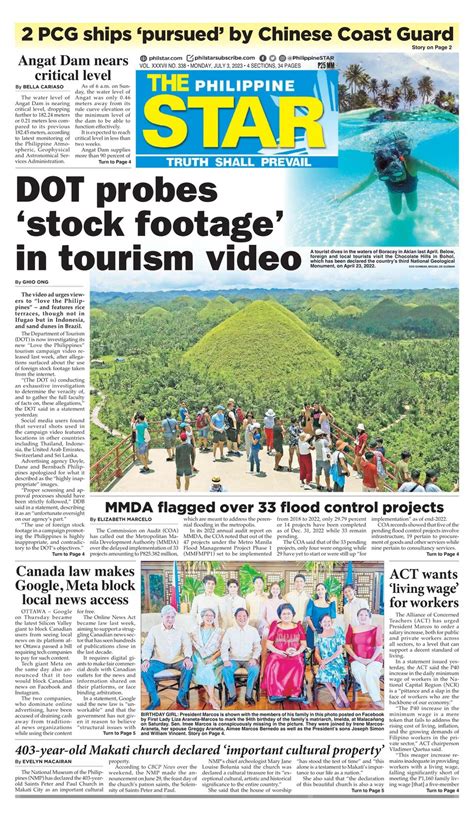 The Philippine Star July 03 2023 Newspaper Get Your Digital Subscription