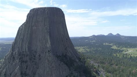 Devils Tower Wyoming Drone Footage Youtube