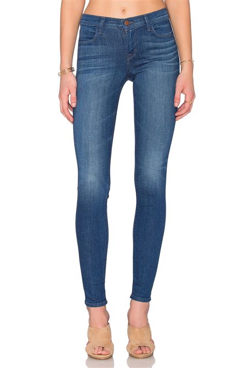 J Brand Mid Rise Super Skinny In Enigma Revolve