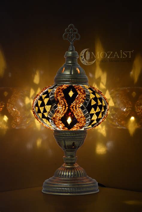 Moza Ek Tafellamp Turkse Lamp Moza Ek Nachtlampje Turkse Etsy