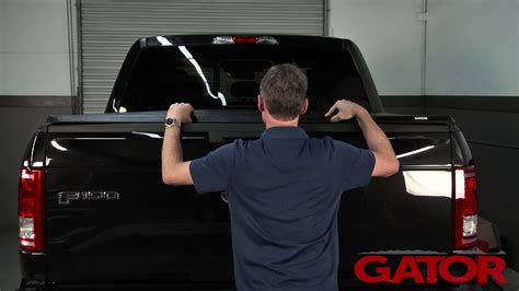 How To Install Gator Tri Fold Tonneau Cover On A 2015 Ford F 150 Youtube