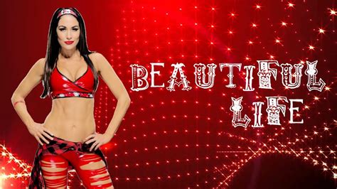 Wwe Brie Bella Theme Song Beautiful Life Youtube