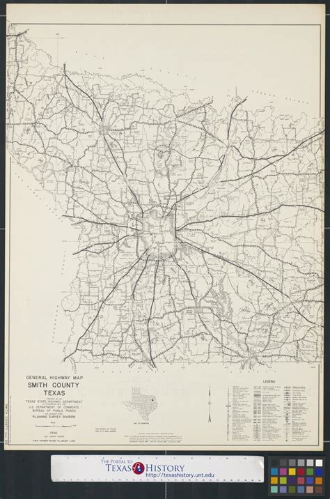 General highway map Smith County Texas - The Portal to Texas History