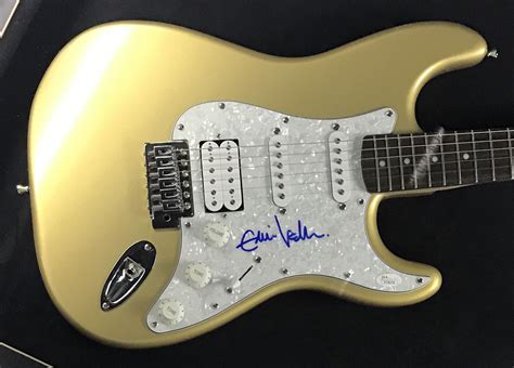 Lot Detail Pearl Jam Eddie Vedder Rare Signed Fender Squier Strat Guitar In Huge Custom