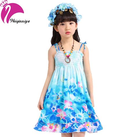 Buy Cool Summer Bohemian Style 2017 Little Girl Dress
