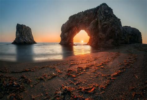 Wallpaper Andrey Grachev Landscape Beach Arch Stone Rocks