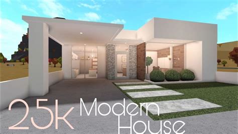 Bloxburg 25k Modern House New Baby Update No Gamepass Youtube