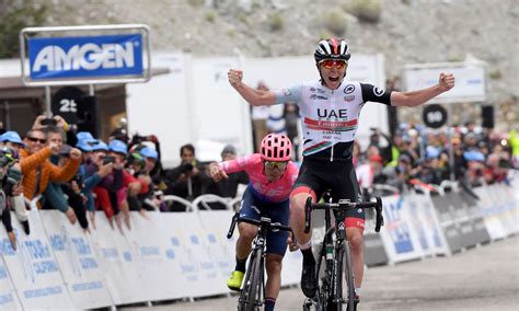 Sie werden hart an colnago arbeiten, um zu sehen, wie sie den erfolg sie werden auch sicher den sieg von tadej pogacar bei der tour de france 2020 auf einem. Brilliant Tadej Pogačar rides into Tour of California lead ...