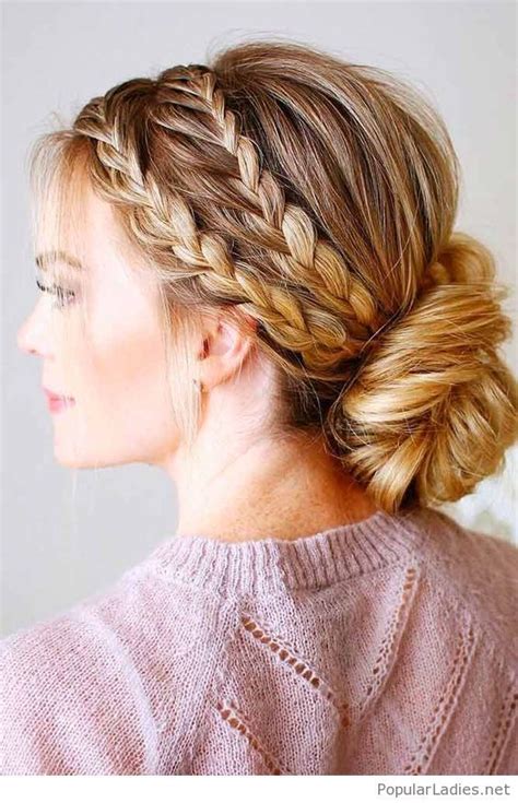 Braids is a great hairstyle option to try for men with long hair. Low bun and braids for casual days | Hair styles, Cool ...