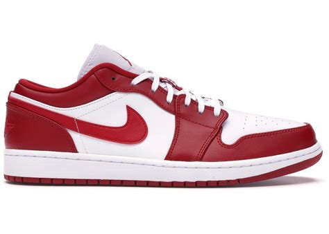 Giày Sneaker Nike Air Jordan 1 Low Gym Red White Jordan Đỏ 1sneaker