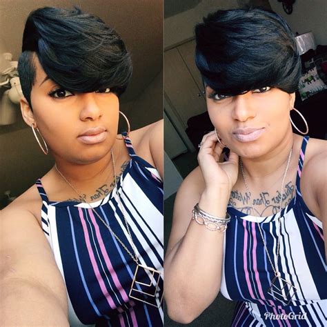Pin By Contessa On Hair Short Quick Weave Hairstyles Quick Weave
