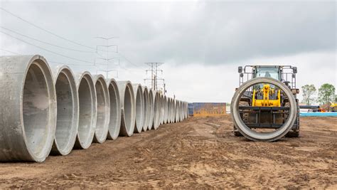 County Materials Reinforced Concrete Pipe And Concrete Box Culverts