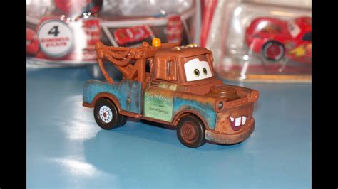 Disney Pixar Cars 2 Mater Lights And Sounds Toy Review Youtube