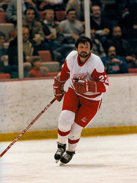 Brad Park Playing With The Red Wings Red Wings Hockey Detroit Red