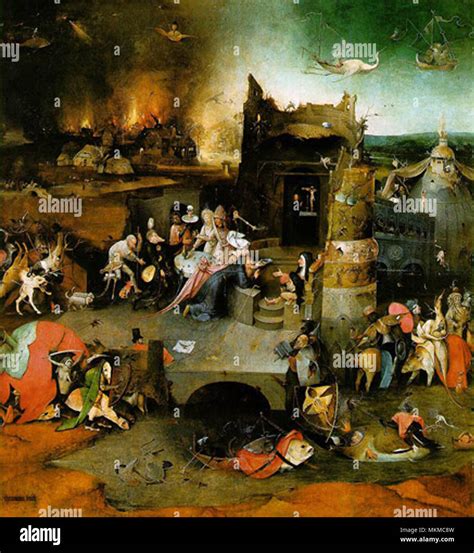 Hieronymus Bosch Artwork Depicting Heaven And Hell And Social Unrest In