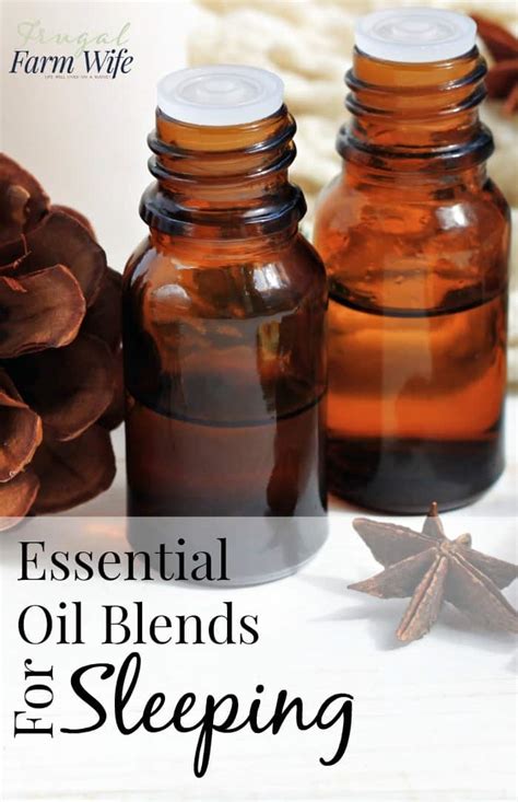 Essential Oil Blends For Sleep The Frugal Farm Wife