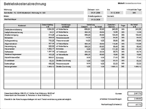 Zu den nebenkosten im haus zählen zudem auch noch verträge mit privatunternehmen, um den eigenen bedarf zu decken. Betriebskostenabrechnung / Nebenkostenabrechnung