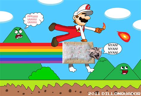 Mario Plus Nyan Cat Equals Win By ~dillonquador On Deviantart Nyan