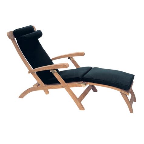 Ties at top, bottom and hinge. ♠♠♠ Real Deal Royal Teak American Steamer Outdoor Chaise ...
